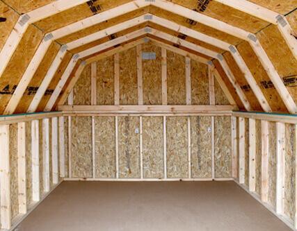 Non-Lofted Barn Inside View